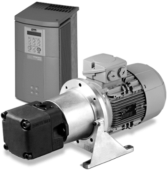 叶片泵/ 标准异步电动机组合  带 AC690+ 控制器